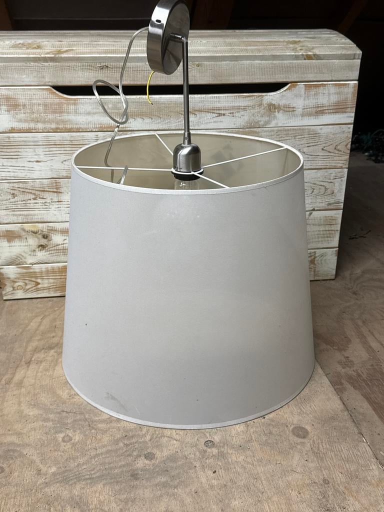 Grote hanglamp van Lampenier, Huis en Inrichting, Lampen | Hanglampen, Ophalen, Gebruikt, Stof, 50 tot 75 cm