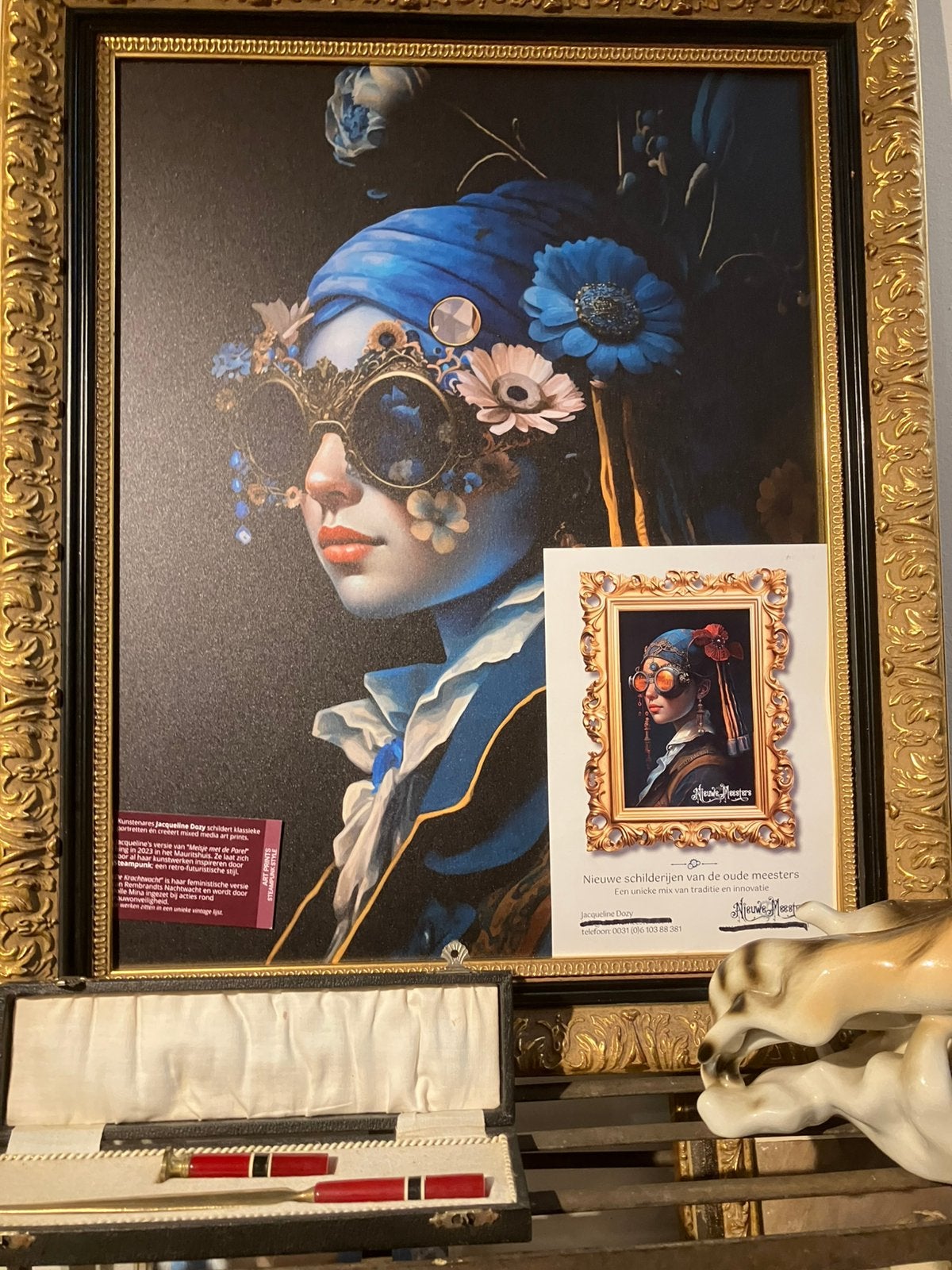 Meisje met de parel, Antiek en Kunst, Ophalen of Verzenden