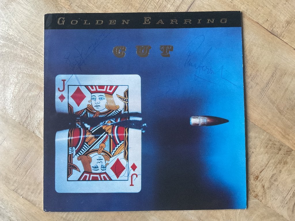 LP gesigneerd Golden Earring, Ophalen, 1980 - 1989, Zo goed als nieuw, 12 inch