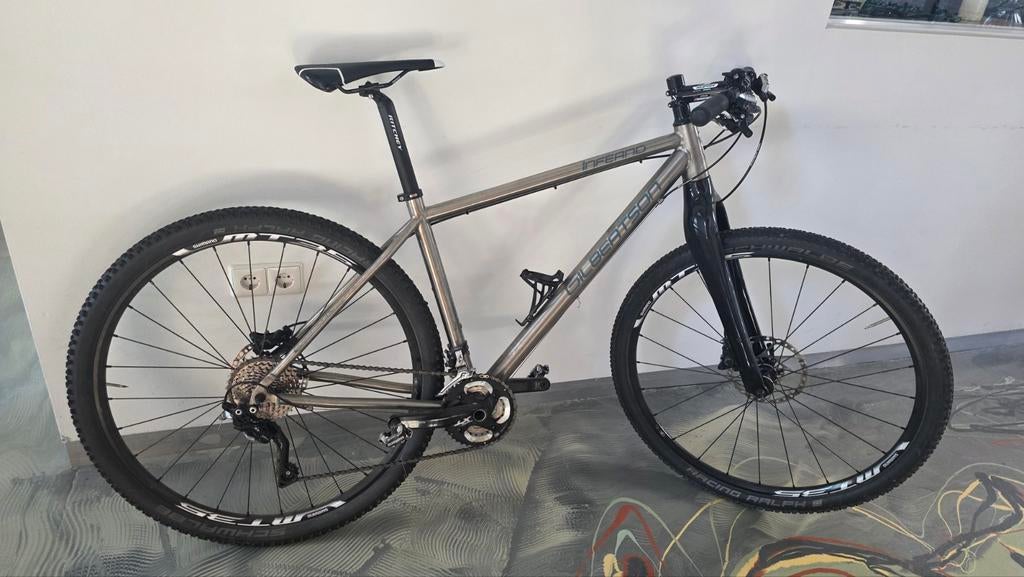 Gilbertson Inferno Titanium MTB - Hardtail 29er Large, Fietsen en Brommers, Fietsen | Mountainbikes en ATB, Gebruikt, Hardtail