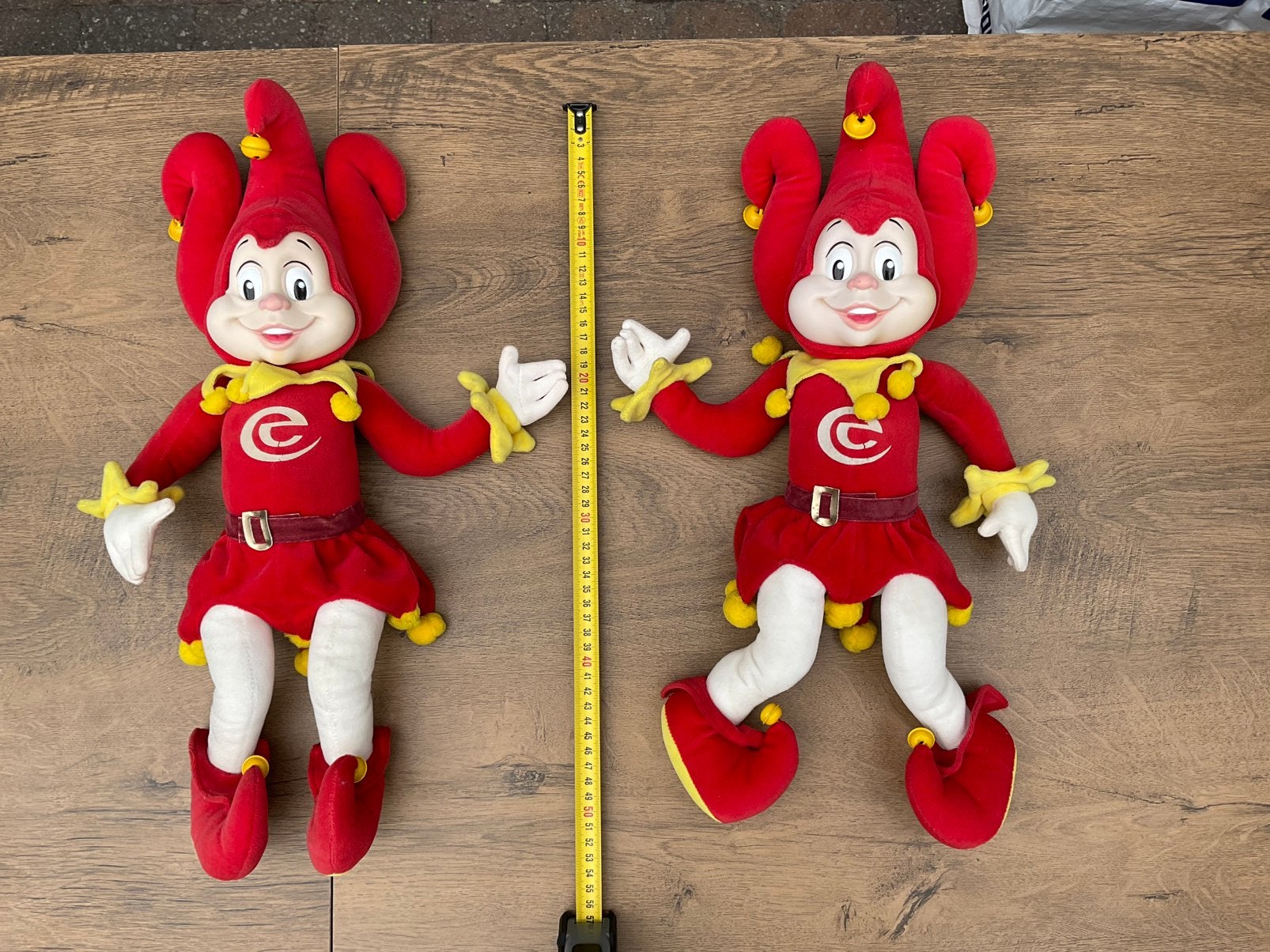 1 x gebruikte, niet kapot, grote Efteling Pardoes pop, Verzamelen, Ophalen, Gebruikt, Beeldje of Poppetje