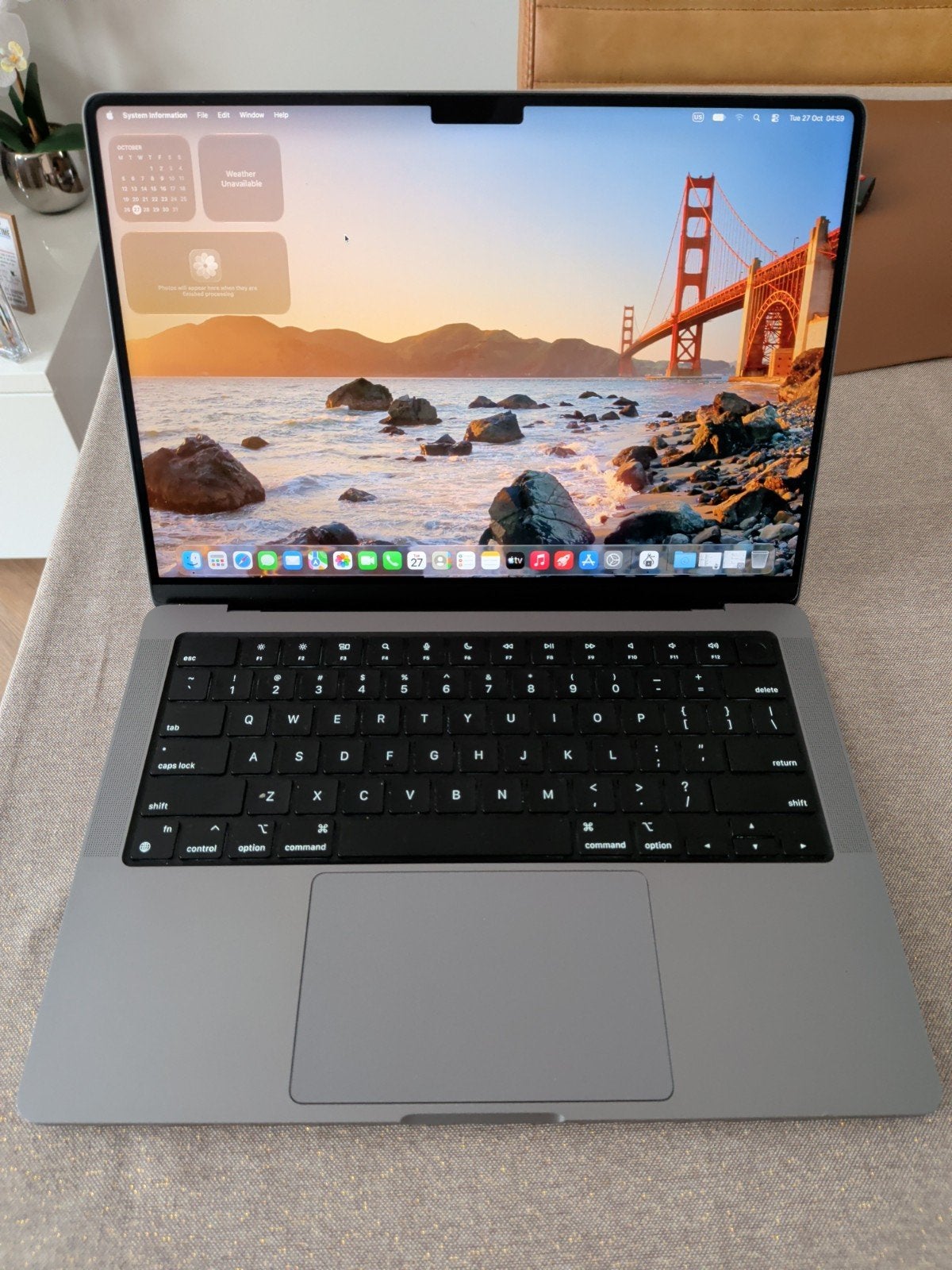 MacBook Pro 14 inch, M1 Pro, 16GB, 512GB, 2 tot 3 Ghz, Qwerty, Overige groottes, 512 GB