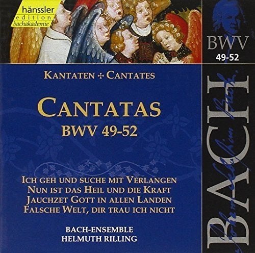 Bach Cantatas BWV49-52 Bach Ensemble Rilling Hanssler Nieuw, Ophalen of Verzenden, Classicisme, Nieuw in verpakking, Kamermuziek