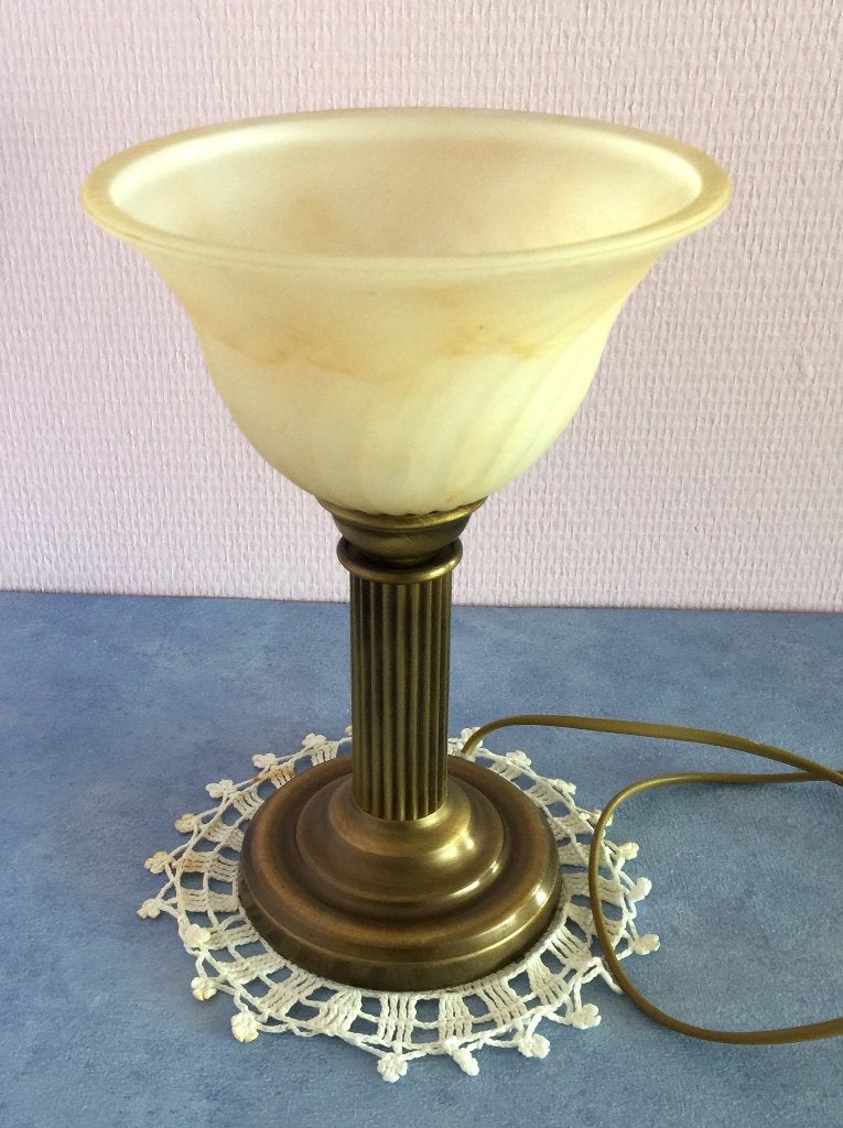 Amedi lamp tafellamp Italiaans design Zelf stekker monteren, Ophalen, Gebruikt, Overige merken, 27 cm