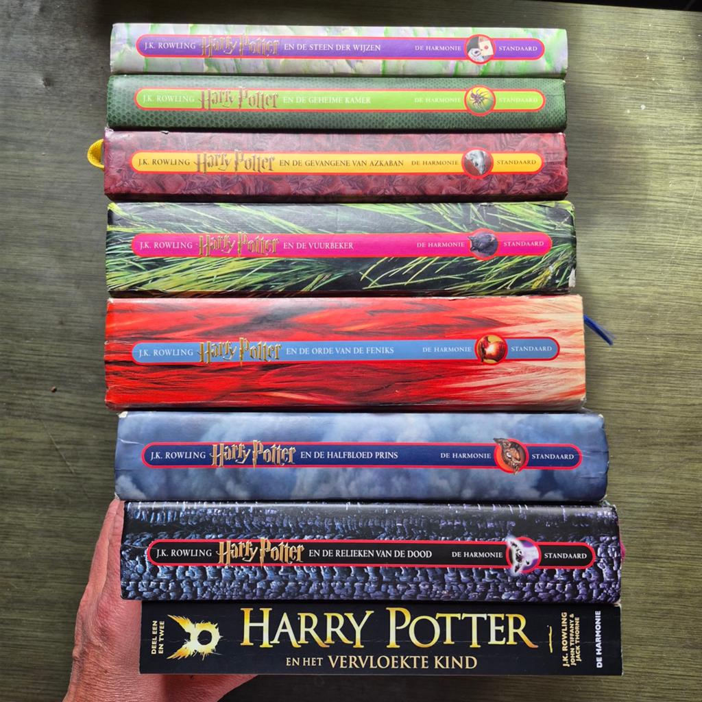 Harry Potter boeken compleet plus het vervloekte kind, Ophalen of Verzenden, Gelezen, J.K. Rowling
