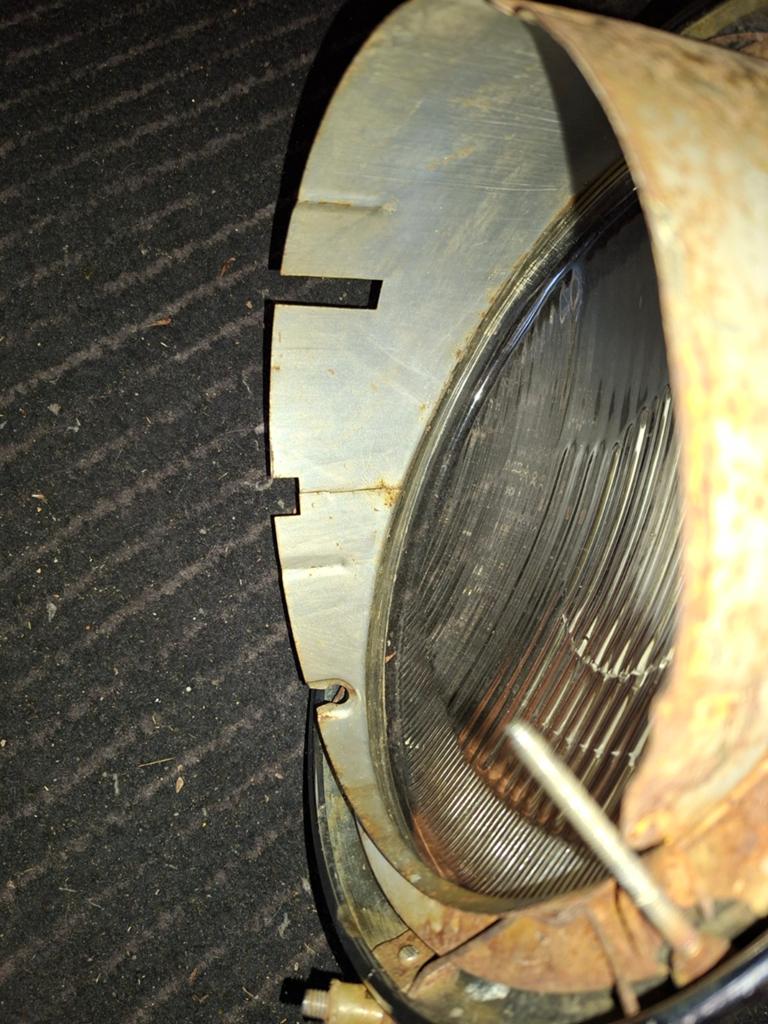 BOSCH Koplamp Porsche 356 / Glas 4430 - Inclusief ring, Ophalen of Verzenden, Porsche