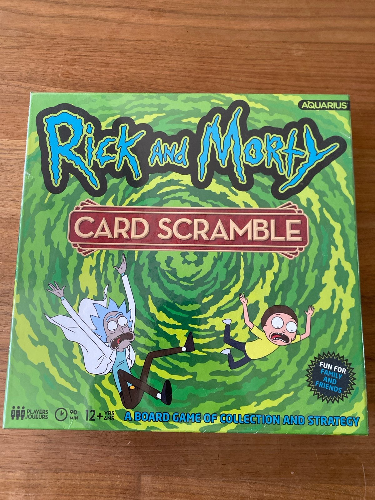 Rick and Morty Card Scramble Bordspel - Nieuw in verpakking, Drie of vier spelers, Ophalen, Nieuw