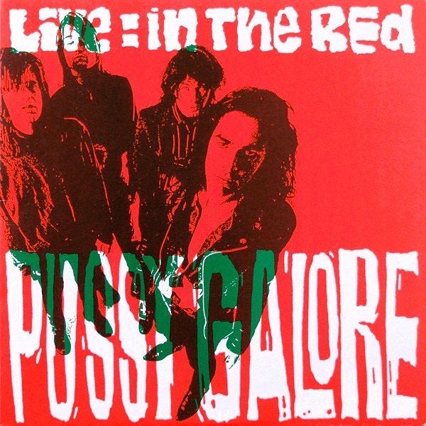 pussy galore / live in the red - garage/punk/noise -ZELDZAAM, LP, Verzenden, Zo goed als nieuw, Punk Rock