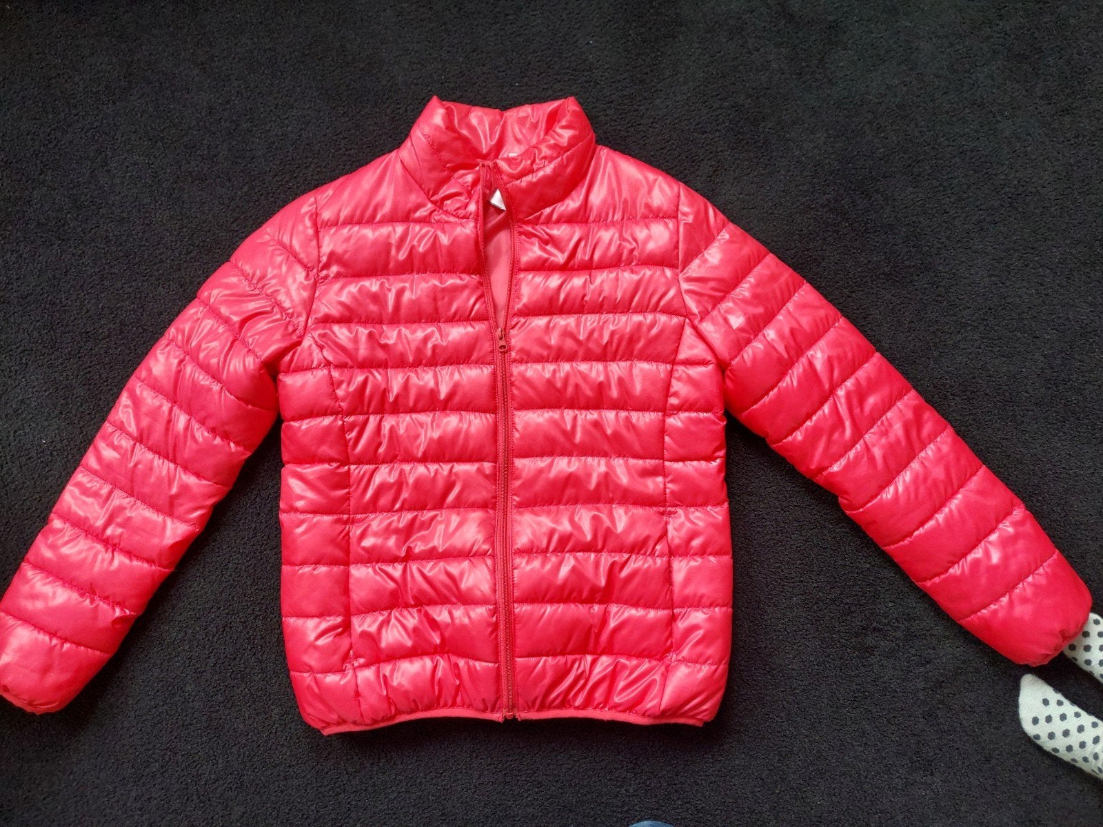 Tussenjas maat 42 roze jas, Ophalen of Verzenden, Zo goed als nieuw, Maat 42/44 (L), Roze
