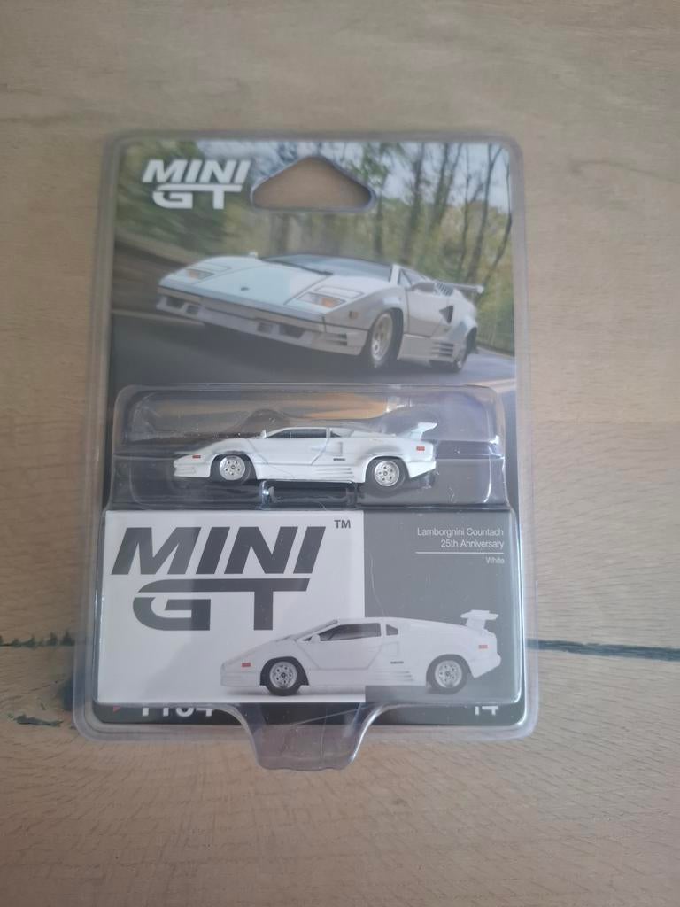 MiniGT - Lamborghini Countach 25th Anniversary, Ophalen of Verzenden, Nieuw, Auto