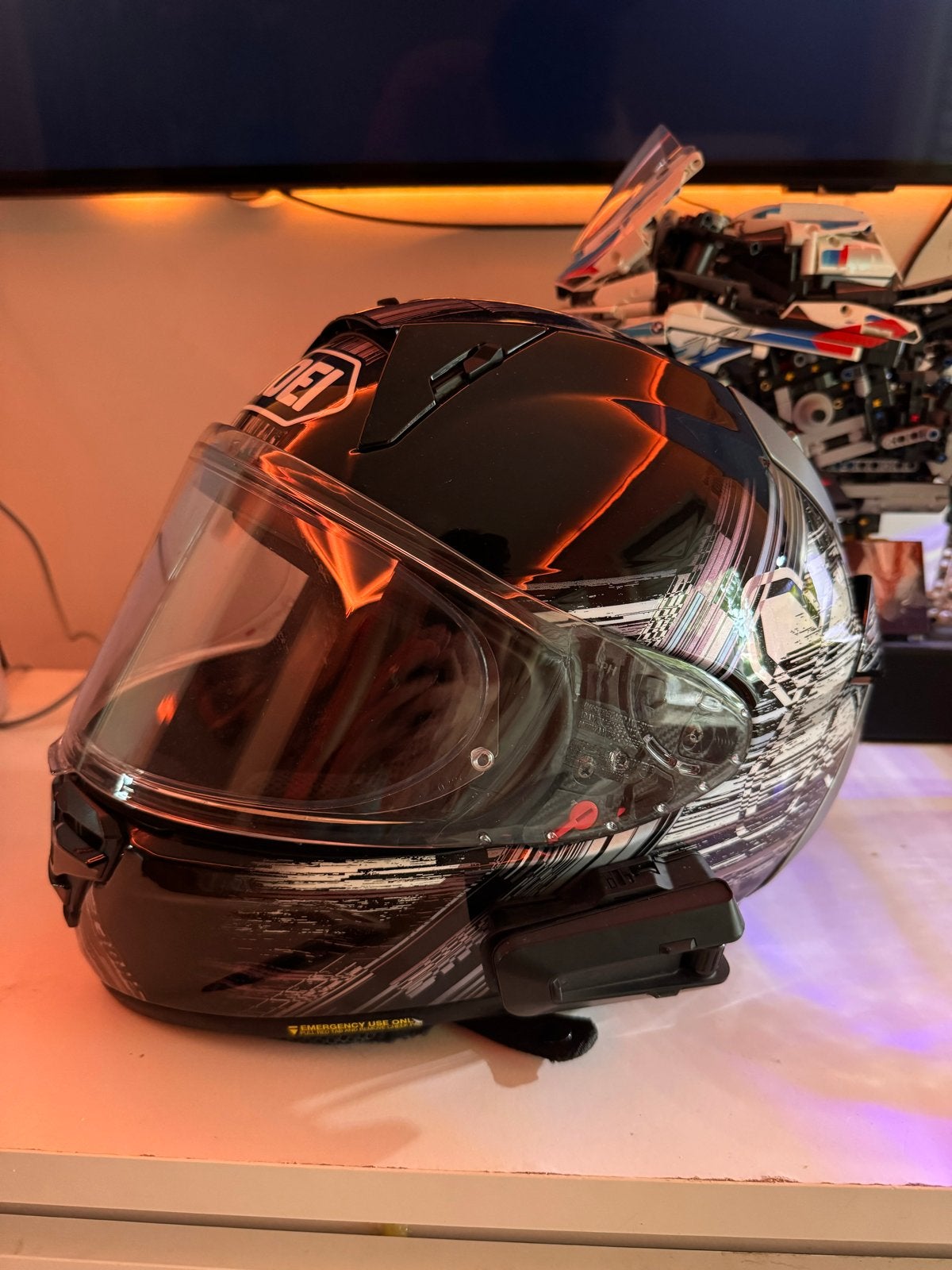 SHOEI | XPR-PRO Croos logo | Packtalk Pro, Ophalen of Verzenden, Tweedehands, Heren, Overige typen