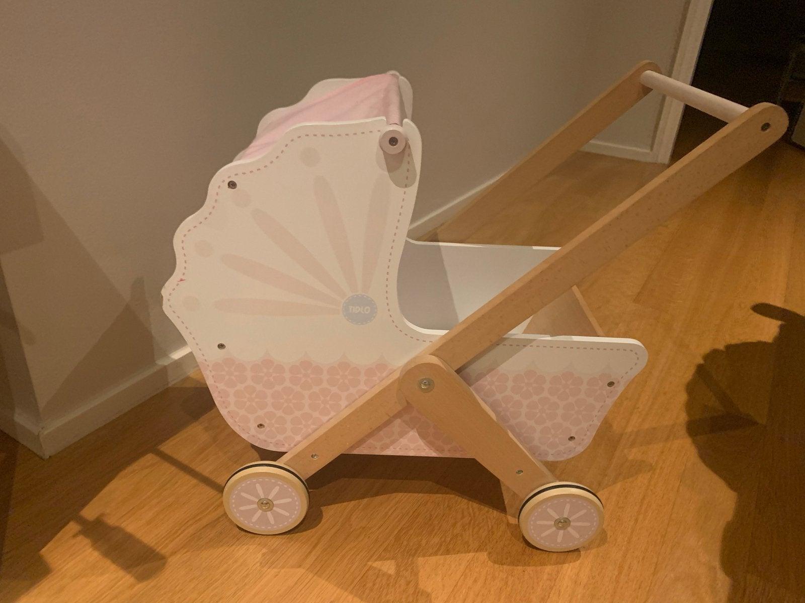 Tidlo Houten Poppenwagen 3 in 1 - Zeer Nette Staat, Ophalen of Verzenden, Zo goed als nieuw, Overige typen