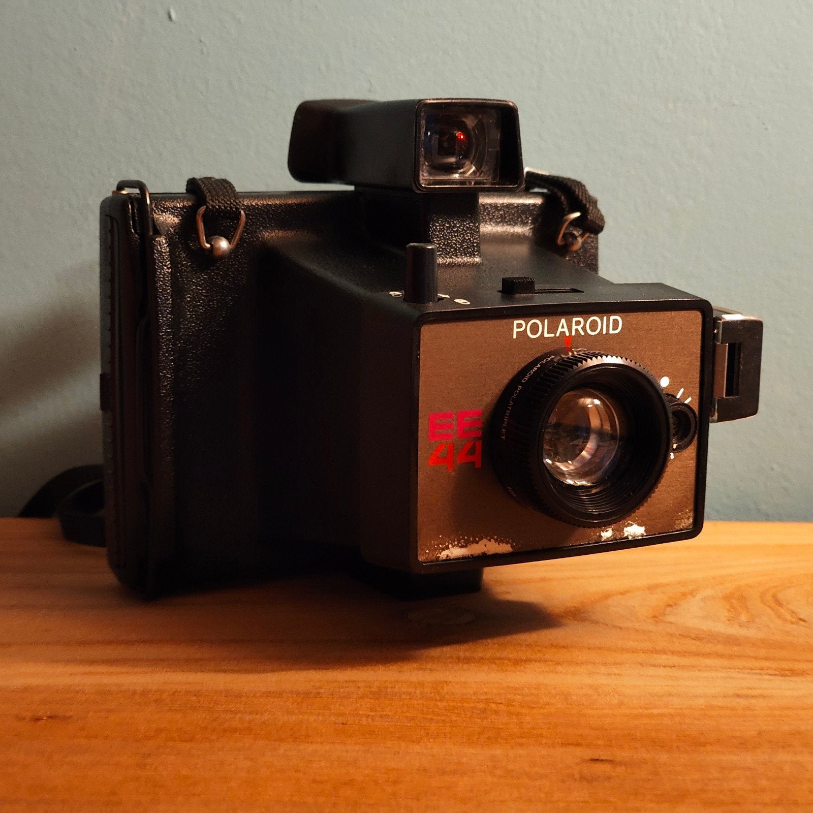 paloroid Land Camera EE44 met doosje en flitsblokjes, Ophalen of Verzenden, Gebruikt, Polaroid, Overige Merken