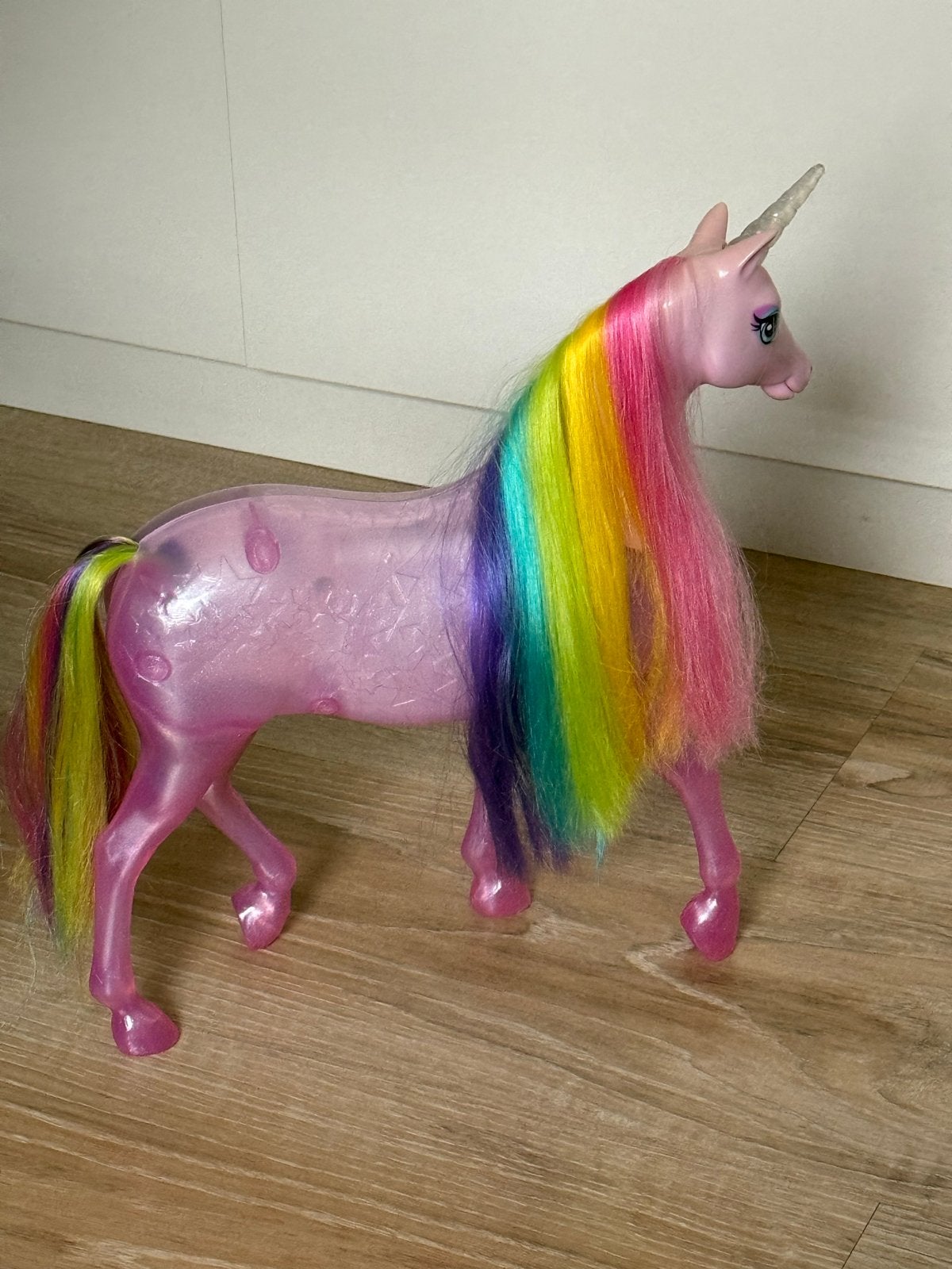 Barbie Dreamtopia Eenhoorn met Regenboogmanen, Ophalen of Verzenden, Zo goed als nieuw, Meisje