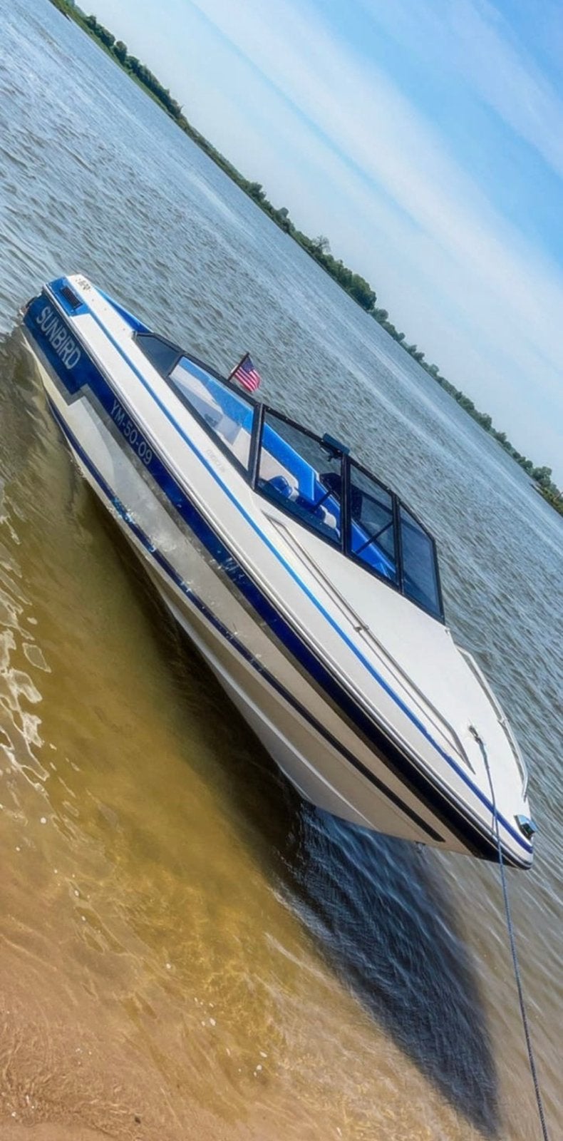 Sunbird Corsica 186 4.3 V6 Nieuwe trailer Lees beschrijving!, Ophalen, Zo goed als nieuw, Motor en Techniek, Motorboot