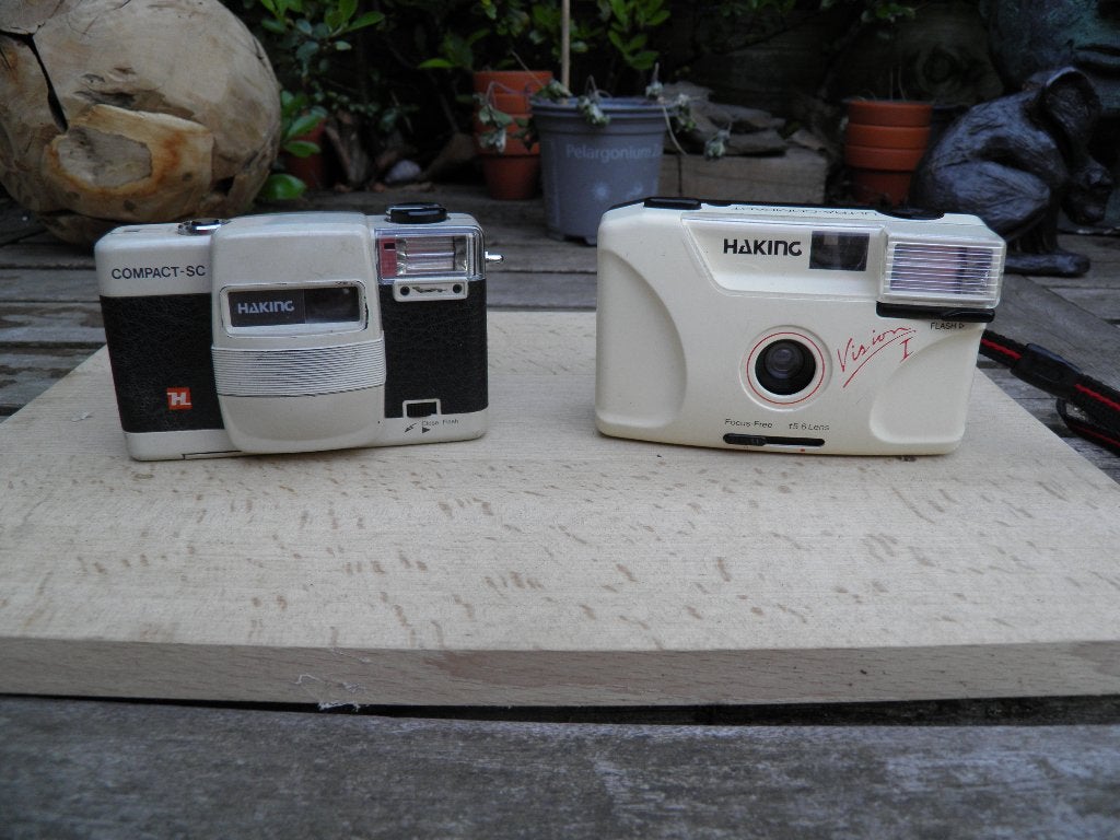 twee haking camera's, Ophalen of Verzenden, Zo goed als nieuw, Compact, Overige Merken