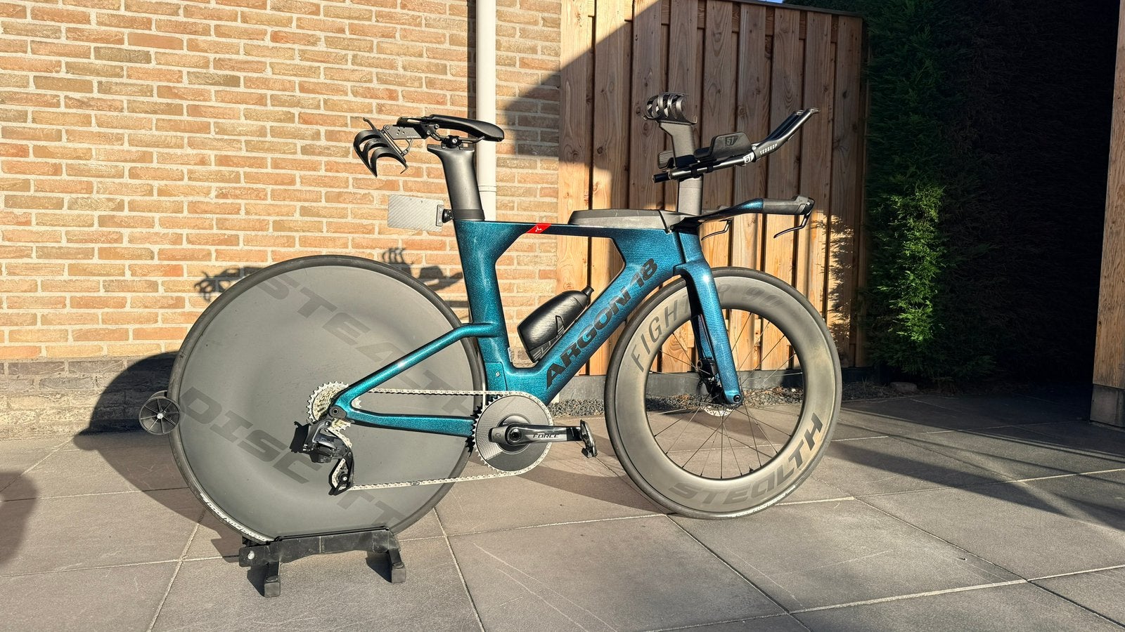 Argon 18 E-119 Tri Disc | SRAM Force AXS Nieuwstaat, Overige merken, 28 inch, Carbon, 10 tot 15 versnellingen