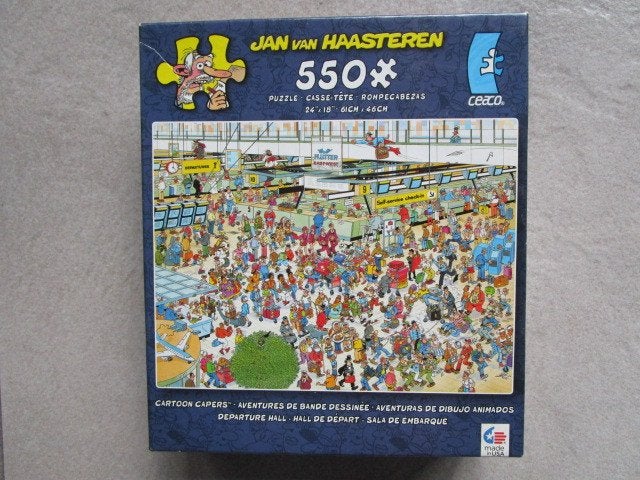 Ceaco JAN VAN HAASTEREN : VERTREKHAL 550 stukjes. UNIEK ITEM, Ophalen of Verzenden, 500 t/m 1500 stukjes, Zo goed als nieuw, Legpuzzel