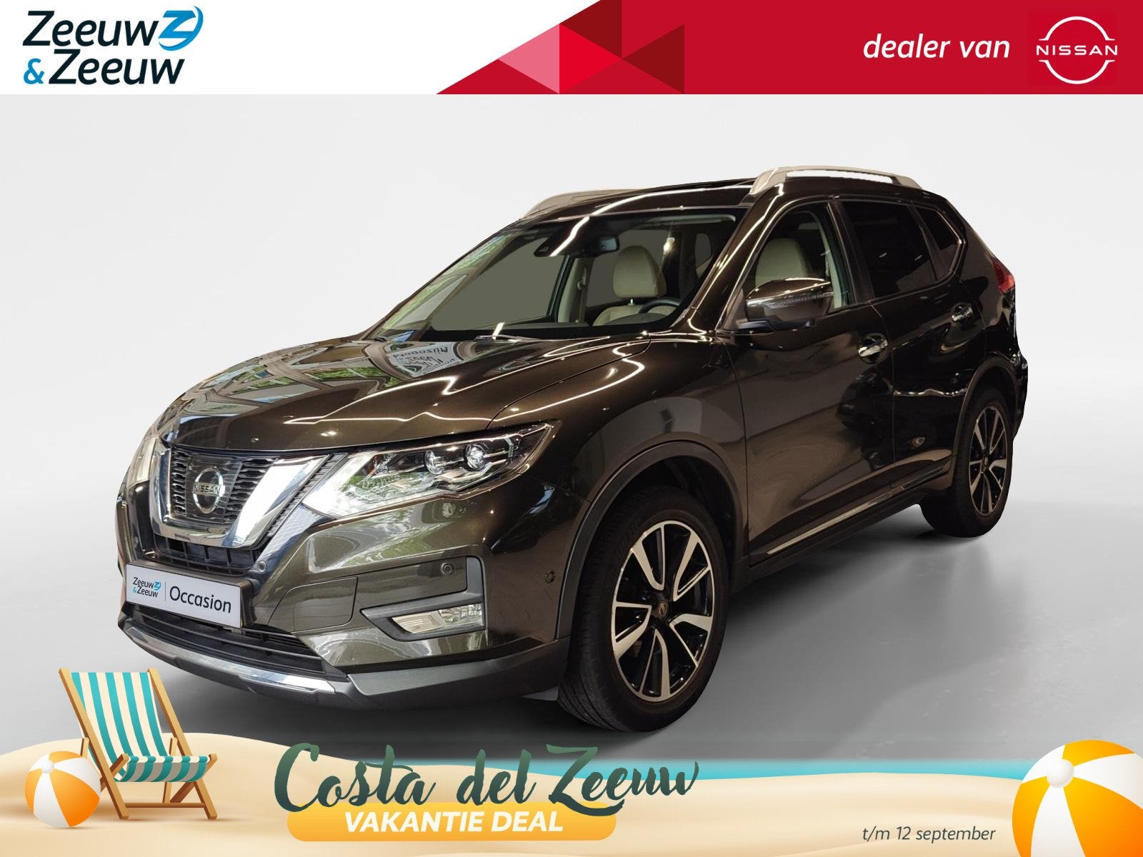 Nissan X-Trail 1.6 DIG-T Tekna | DEALER ONDERHOUDEN | PANORA, 12 maanden, 1618 cc, 4 cilinders, 163 pk
