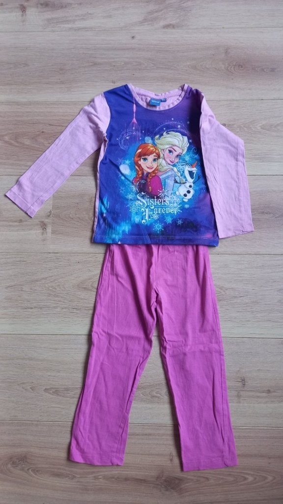 Pyjama Frozen, maat 98/104, Nacht- of Onderkleding, Gebruikt, Disney Frozen, Meisje