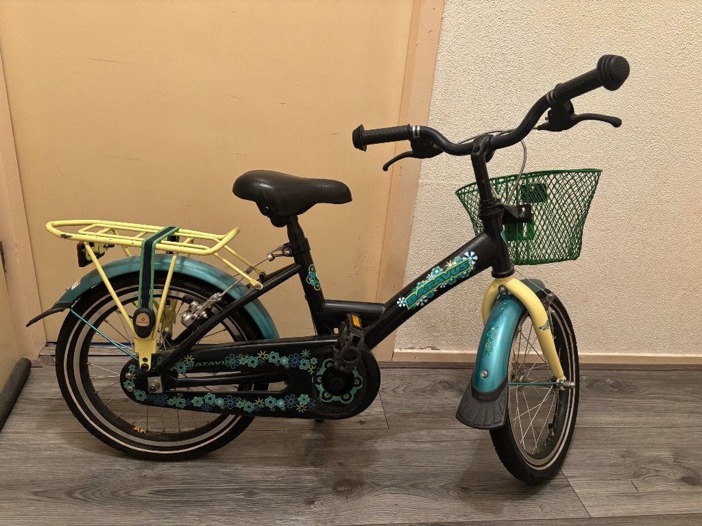 Kinderfiets, Fietsen en Brommers, Ophalen, Terugtraprem, Gebruikt, Batavus