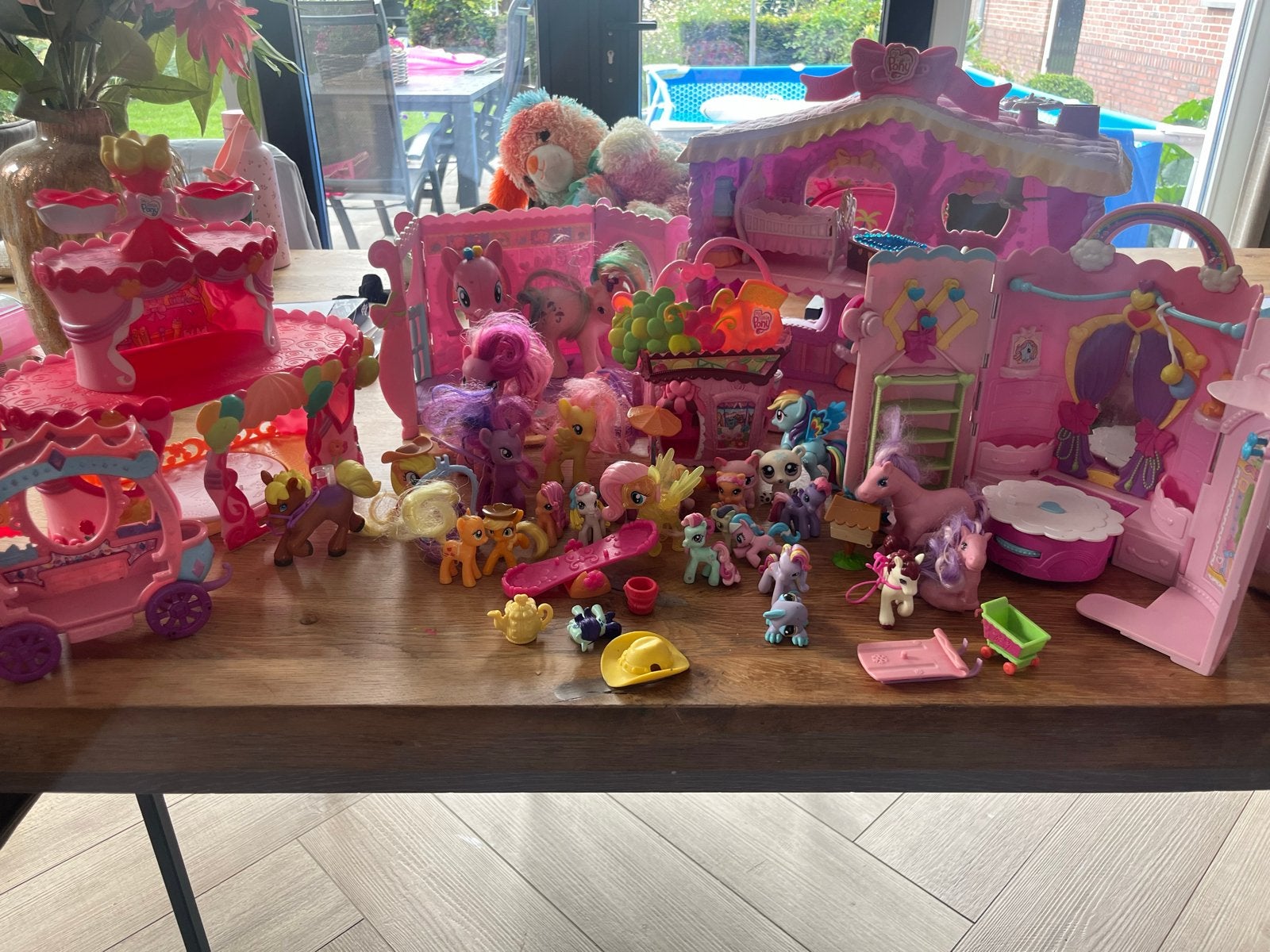 Grote My Little Pony speelset met veel accessoires, Ophalen, Gebruikt, Meisje