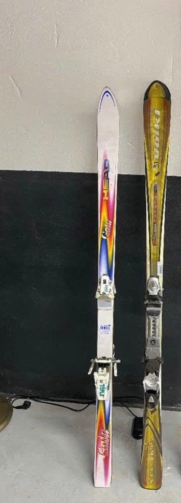 Ski's - Mooi als decoratie, Sport en Fitness, Skiën en Langlaufen, 160 tot 180 cm, Gebruikt, Skiën, Ski's