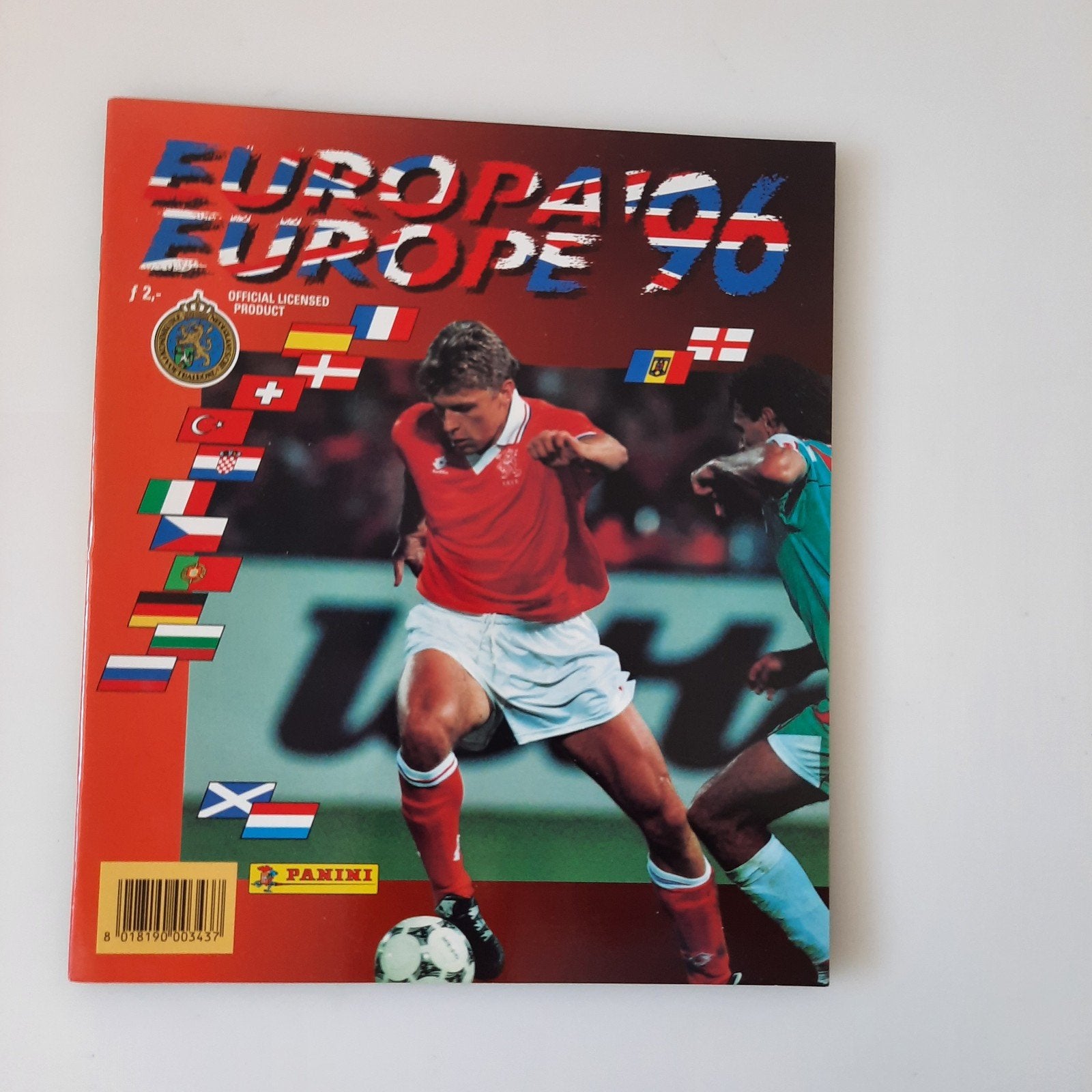 EUROPA '96 Panini   Leeg album, Ophalen of Verzenden, Buitenlandse clubs, Boek of Tijdschrift