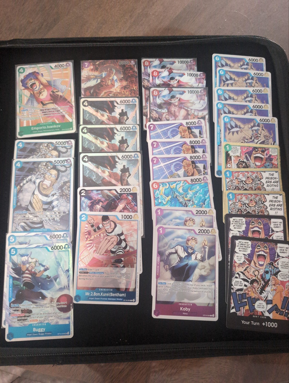 One Piece Hitjes Kaarten - NM Conditie, Ophalen of Verzenden, Zo goed als nieuw, Meerdere kaarten