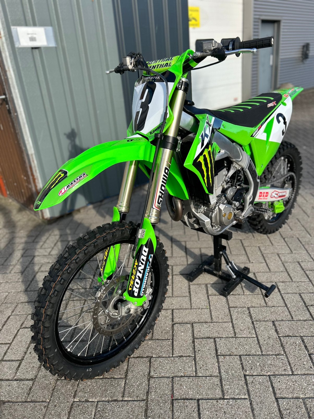 Kawasaki KXF 450 2023 - Topstaat 100 uur - HGS - Showa, Zo goed als nieuw, 5 versnellingen, Ophalen, 450 cc