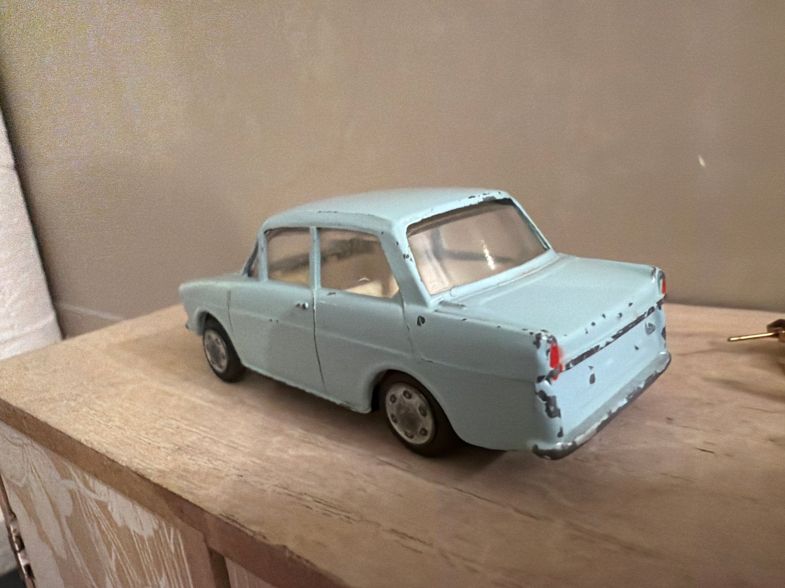 Lion Car DAF 33 - Lichtblauwe Miniatuur Auto, Overige merken, Gebruikt, Lion car, Ophalen of Verzenden
