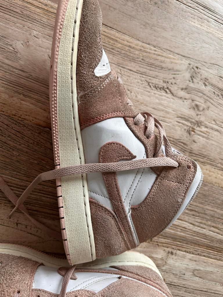 Nike Jordan sneakers maat 39, Ophalen, Gedragen, Wit, Sneakers of Gympen