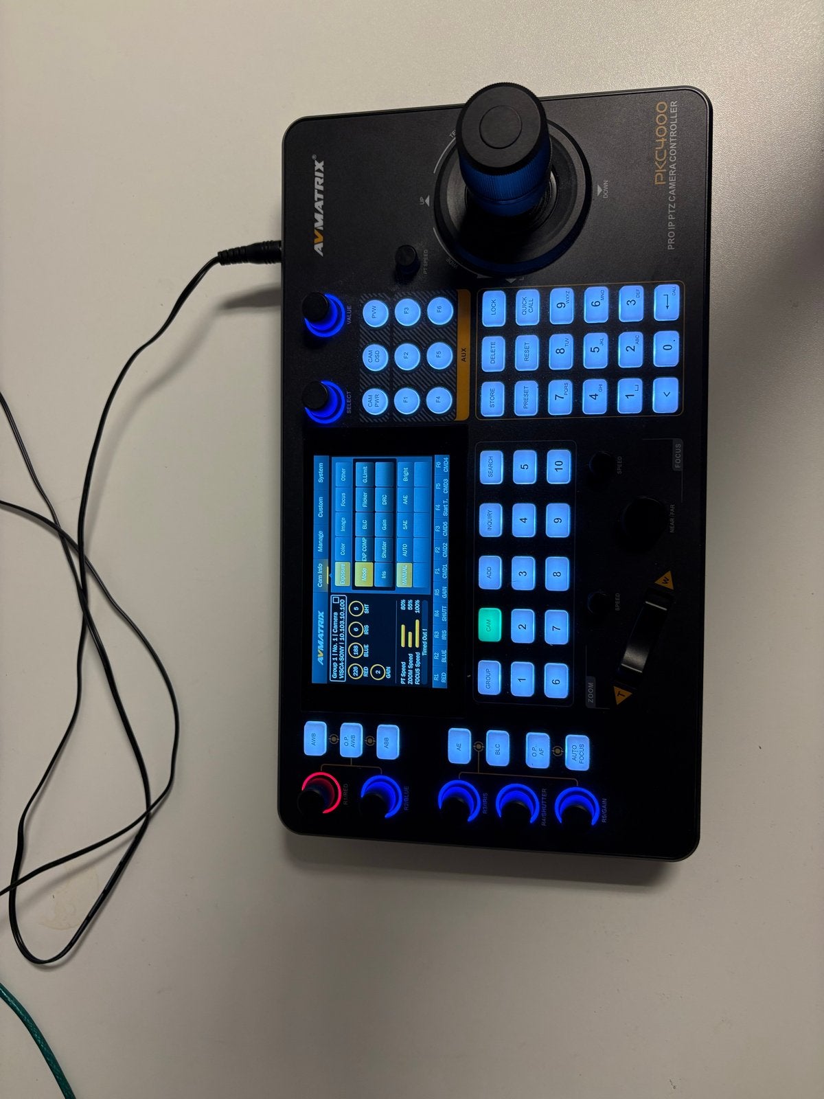 AVMATRIX PKC4000 Pro IP PTZ Camera Controller, Ophalen of Verzenden, Zo goed als nieuw, Video