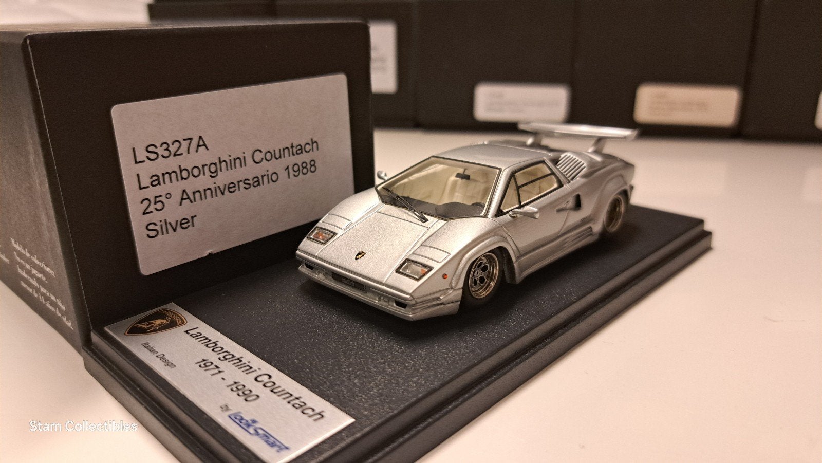 Looksmart LS327A Lamborghini Countach 25th Anniversario '88, Hobby en Vrije tijd, Modelauto's | 1:43, Overige merken, Auto, Ophalen of Verzenden