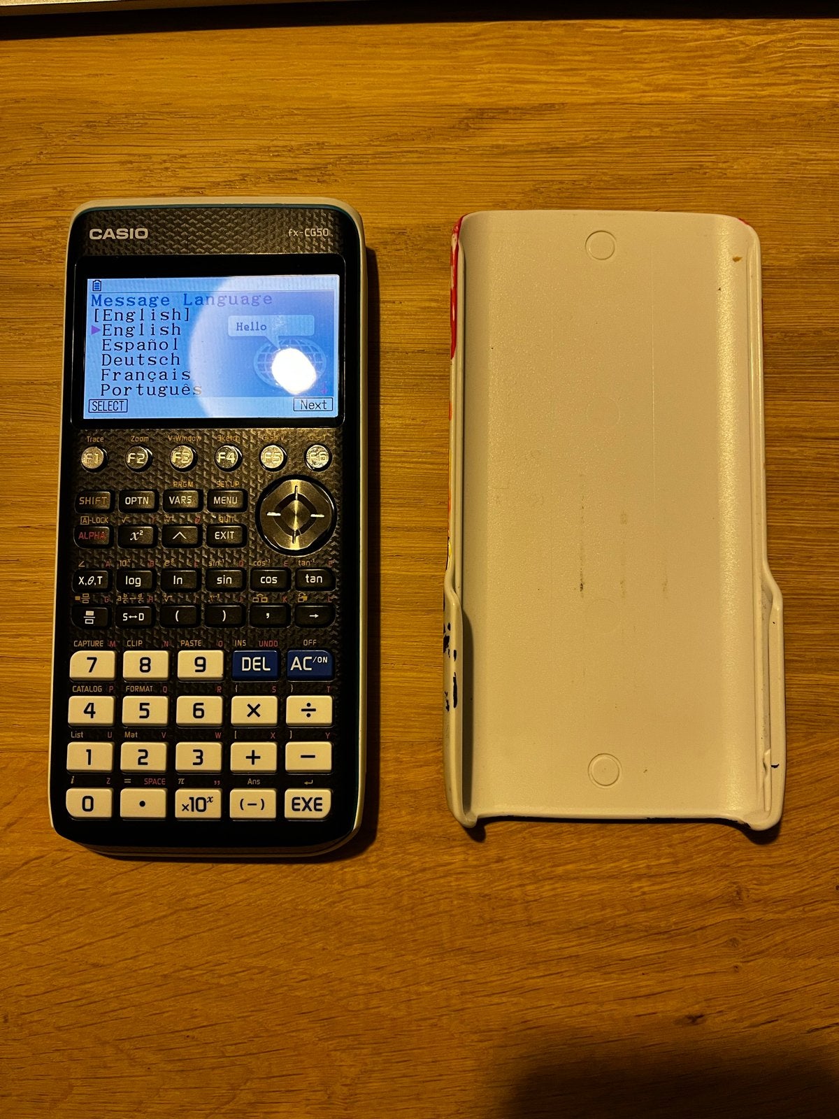 Casio fx cg50 grafische rekenmachine, Diversen, Ophalen of Verzenden, Grafische rekenmachine, Zo goed als nieuw