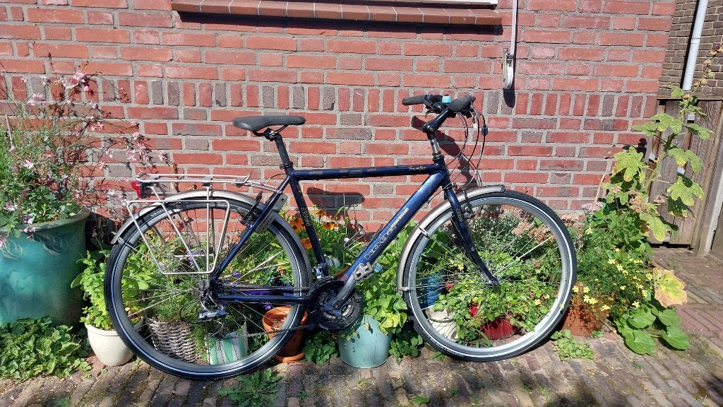 herenfiets Koga Traveller 54, Gebruikt, Velgrem, Versnellingen, 53 tot 57 cm
