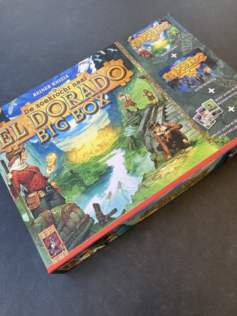 De Zoektocht naar El Dorado Big Box (999 Games), Een of twee spelers, Ophalen of Verzenden, Zo goed als nieuw, 999 Games