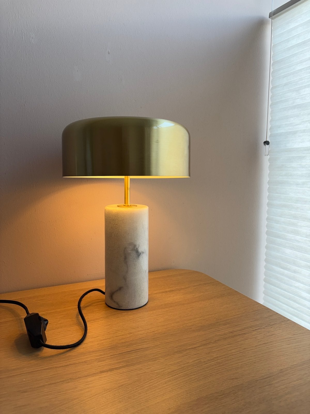 Lucide tafellamp Mirasol wit, Huis en Inrichting, Lampen | Tafellampen, Ophalen, Met schakelaar, Wit, Zo goed als nieuw