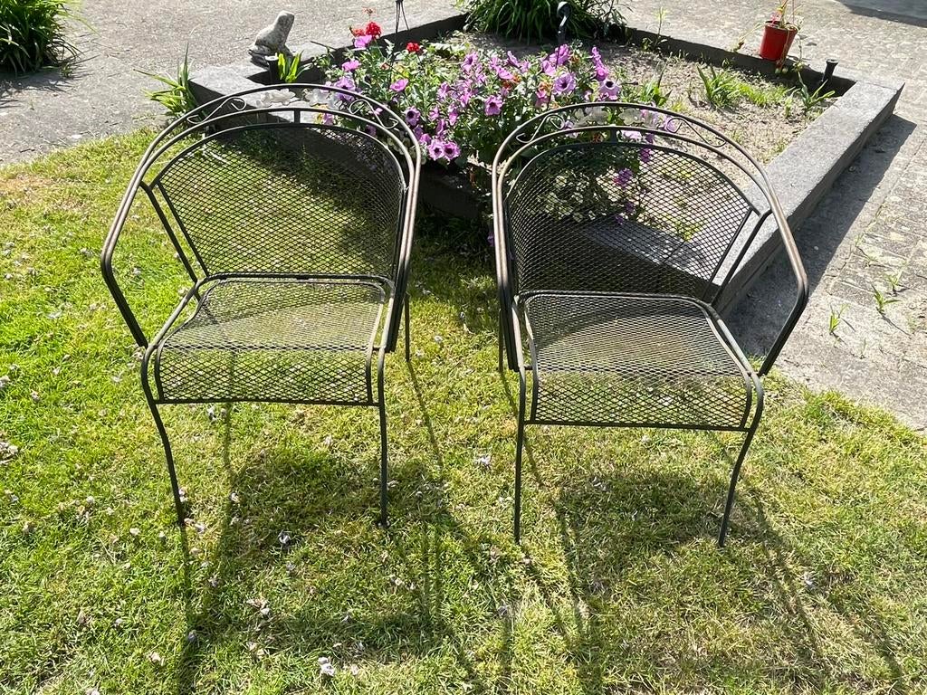 Vintage stoelen, Tuin en Terras, Ophalen, Gebruikt