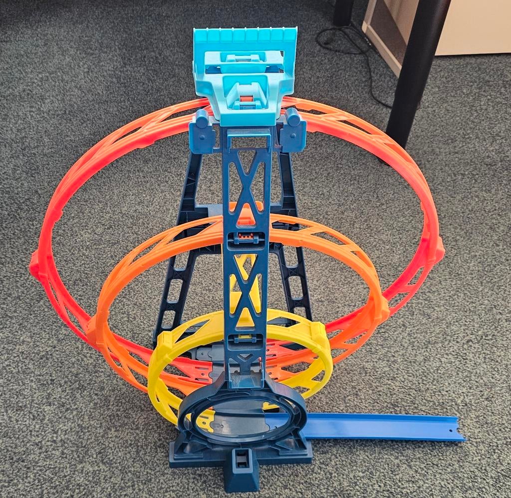 Hot Wheels Looping, Kinderen en Baby's, Ophalen, Racebaan, Zo goed als nieuw, Hot Wheels