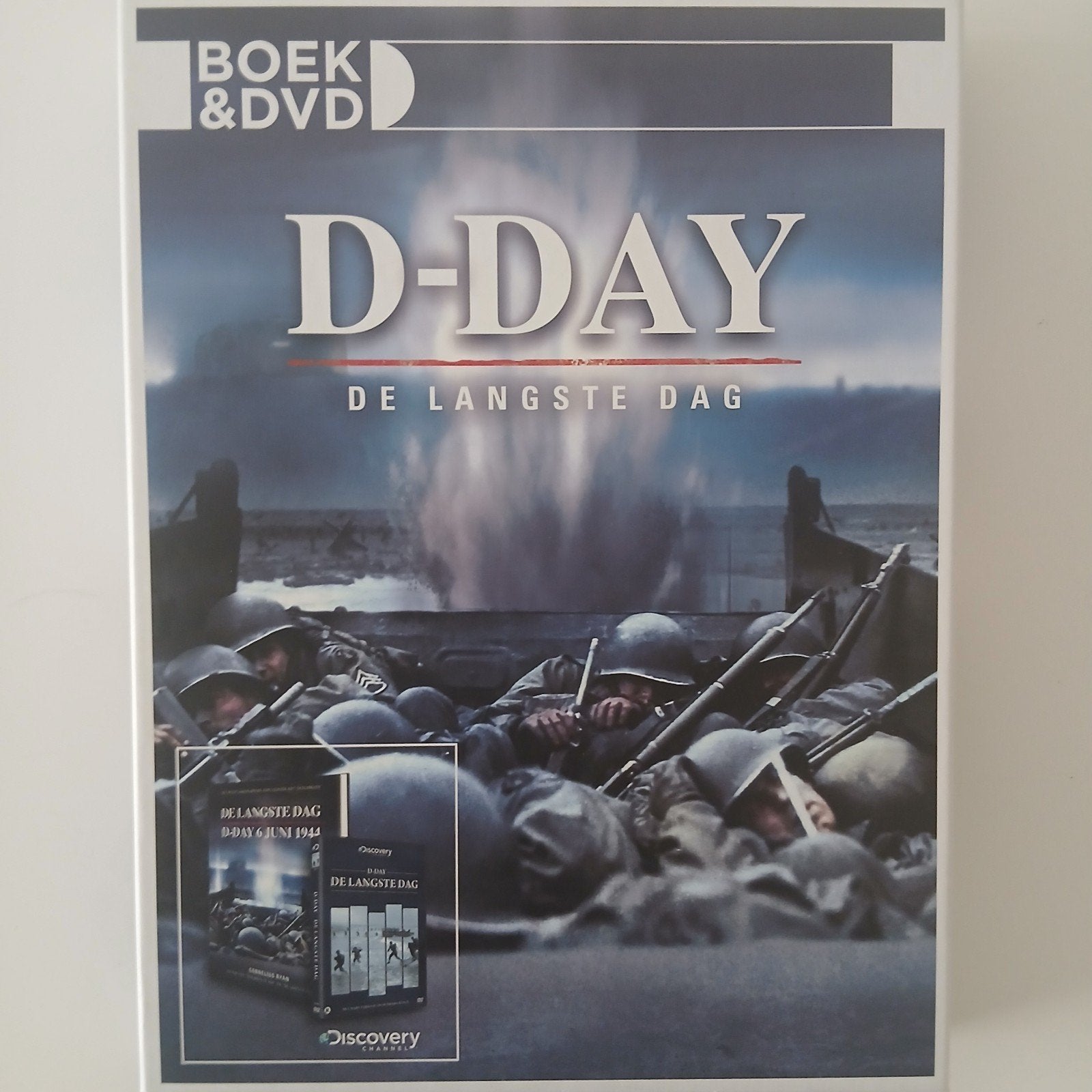 D-Day: De Langste Dag - Boek & DVD Set nieuw, Ophalen, Landmacht, Nederland