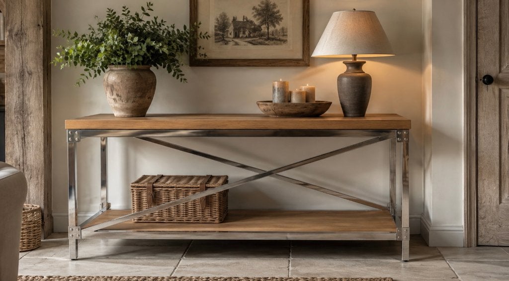 Origineel in de doos Riviera Maison tafel twv 1000euro, Minder dan 50 cm, 100 tot 150 cm, Nieuw, Ophalen of Verzenden