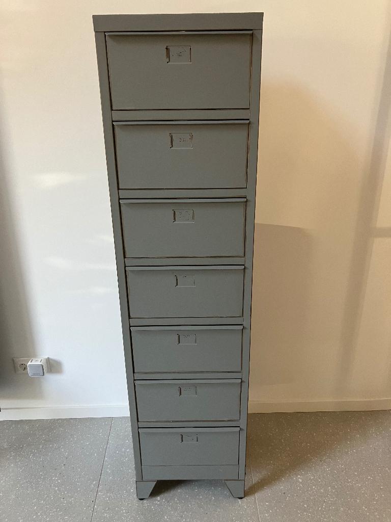 VT Wonen / WOOOD metalen kast locker, Ophalen, Gebruikt, Industrieel
