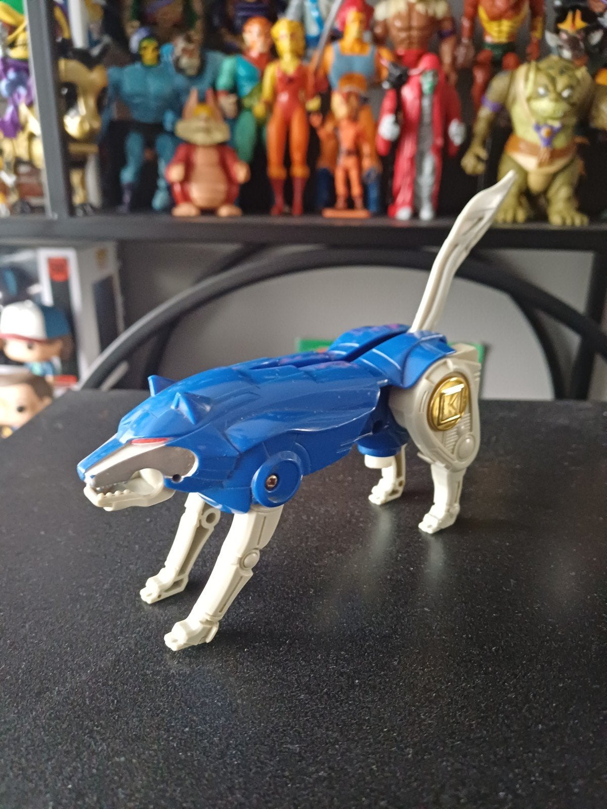 1995 Mighty Morphin Power Rangers Delluxe Ninja Mega Zord, Ophalen of Verzenden, Zo goed als nieuw