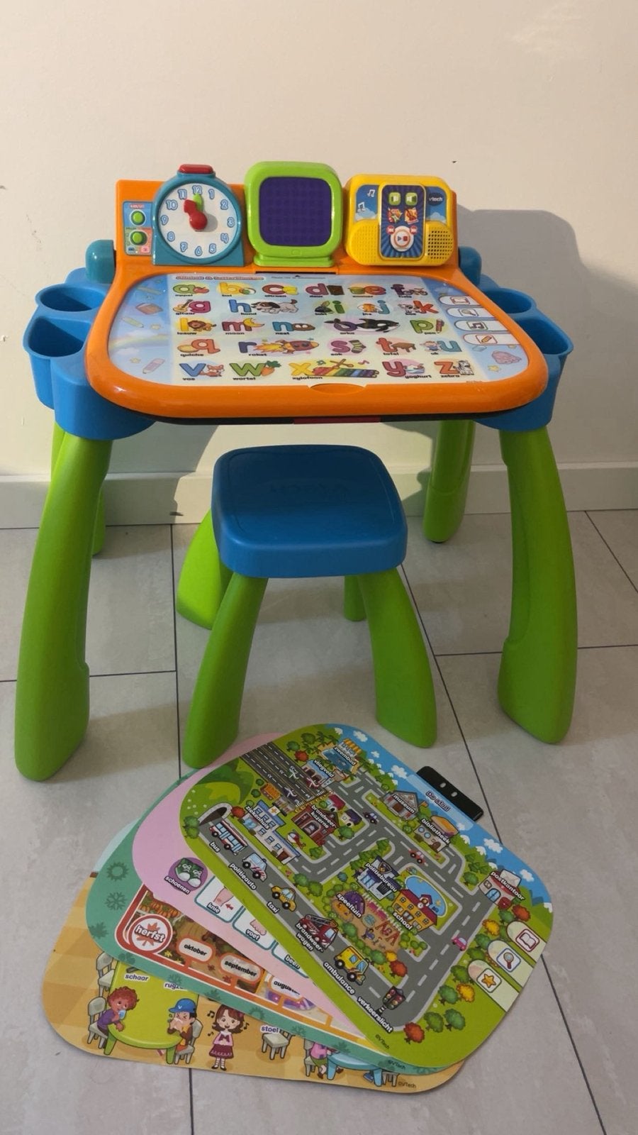 Vtech Touch & Learn Activiteitenbureau Deluxe, Ophalen, Nieuw, Taal en Lezen, Met licht