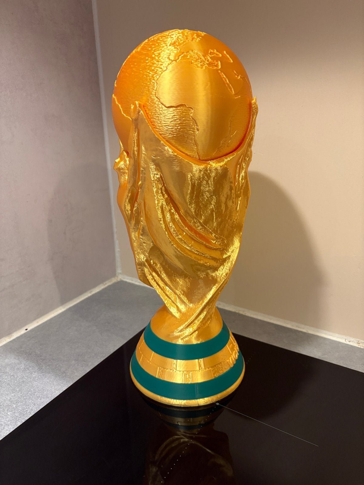 Fifa World Cup Trofee Replica op ware grote  37cm 3D Geprint, Nieuw, Ophalen of Verzenden, Overige sporten, Wb3design