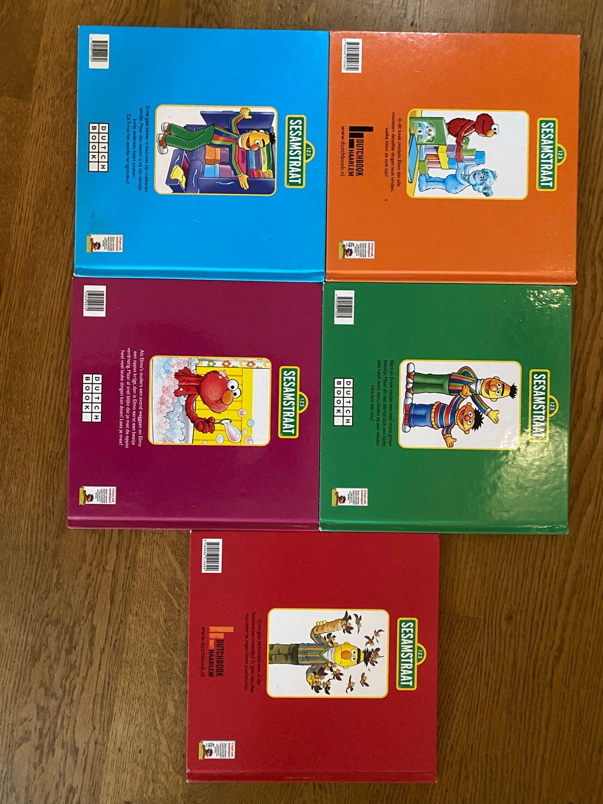Sesamstraat Boeken Collectie - 5 Leuke Kinderboeken, Gelezen, Fictie algemeen, Jongen of Meisje, Ophalen of Verzenden
