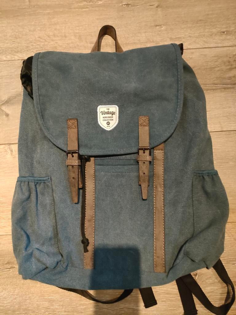 Vintage Norlander Rugzak - Stijlvol en Praktisch, Overige merken, Gebruikt, 25 tot 40 cm, Ophalen of Verzenden