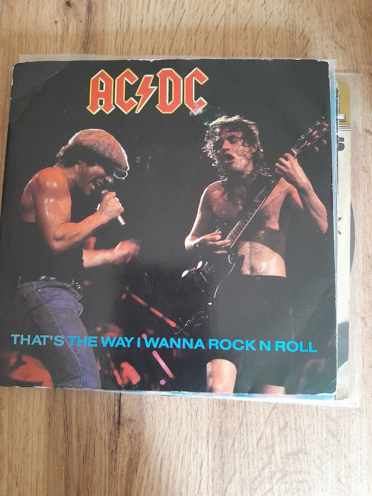 ac/dc 7 inch that,s the way i wanna rock ,n, roll, Cd's en Dvd's, Ophalen of Verzenden, Zo goed als nieuw, Rock en Metal