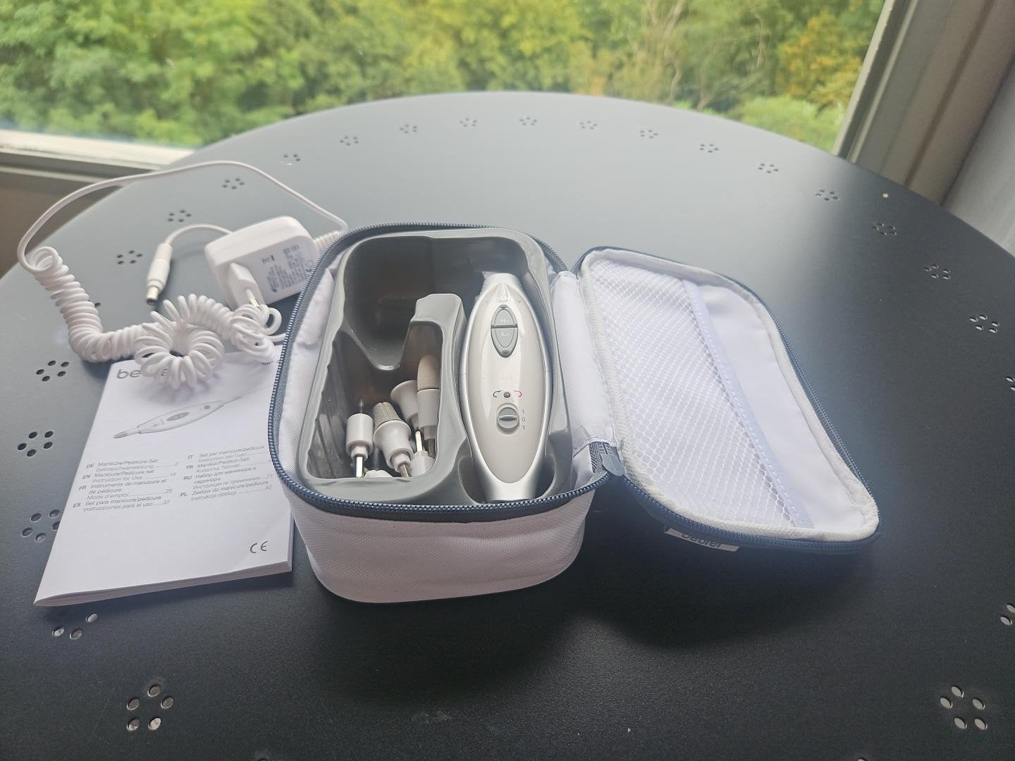 Beurer elektrische manicure- en pedicureset, Ophalen of Verzenden, Zo goed als nieuw, Hand- en Voetverzorging